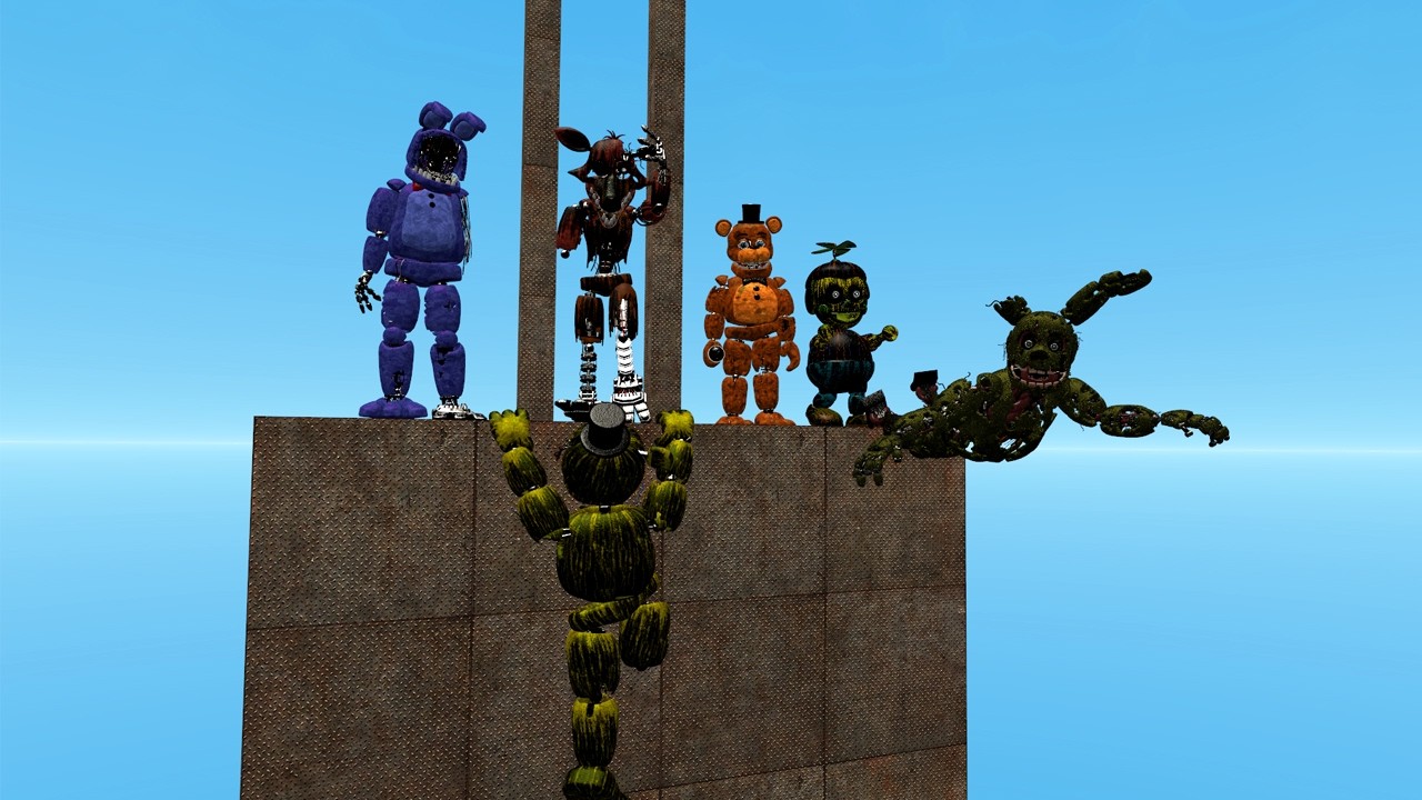 FNAF 3 ON A TOWER (GMOD + the withereds)