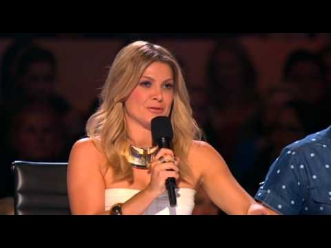 Bella Ferraro forgets her words - X Factor Australia 2012 - Boot Camp Day 3