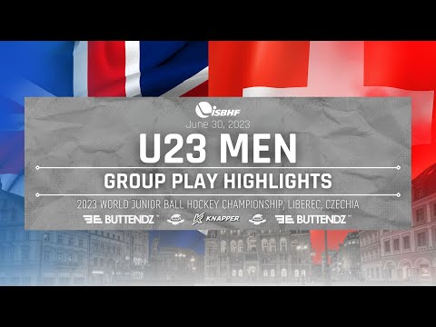 2023 WJBHC U23 Highlights: Switzerland vs. Great Britain (Group Play)