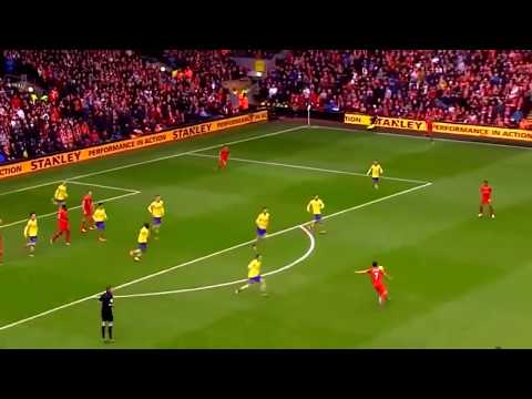 2013-14 Premier League Suarez's Amazing Strike (Liverpool 5-1 Arsenal)