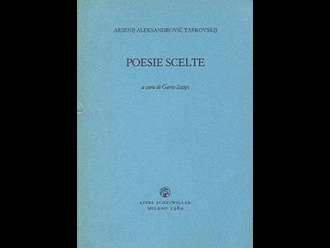 Arsenij Aleksandrovič Tarkovskij - Primi incontri