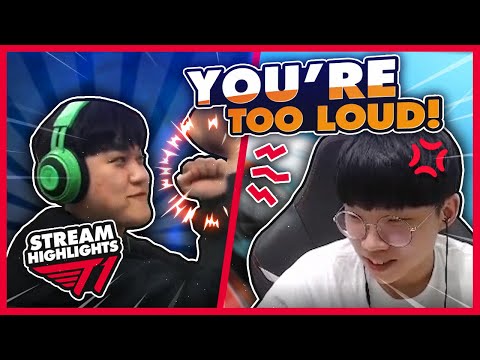 Cuzz, You're TOO LOUD! | T1 League of Legends Funny Moments on Stream