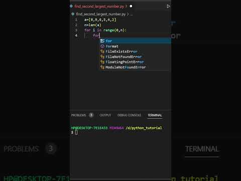 Find Second Maximum Number From List Python Sortingalgorithm Shorts Ytshorts Pythontutorial