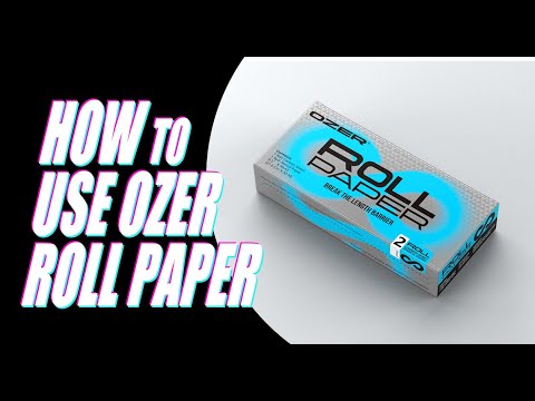 How to use OZER Roll Paper