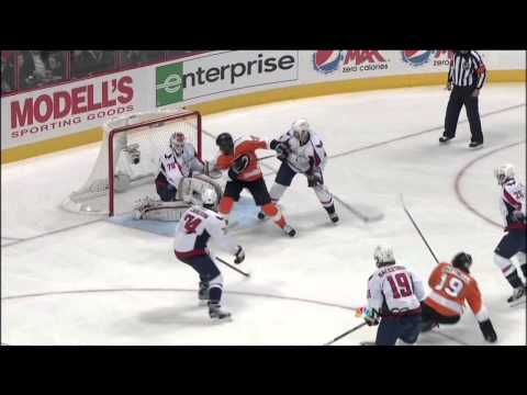 Wayne Simmonds PPG Feb 27 2013 Washington Capitals vs Philadelphia Flyers NHL Hockey goal