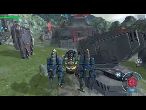 War Robots Falcon with Dragon Calamity skirmish.  War Robots PC Beta #12