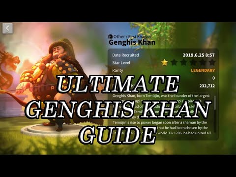Ultimate Genghis Khan Commander Guide - Rise of Kingdoms
