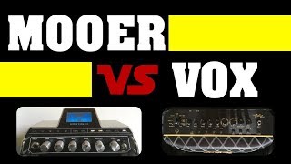 Video thumbnail for MOOER vs VOX - Little Tank D15 vs Adio Air GT - amp modeling contest by Alex Bruno Demo