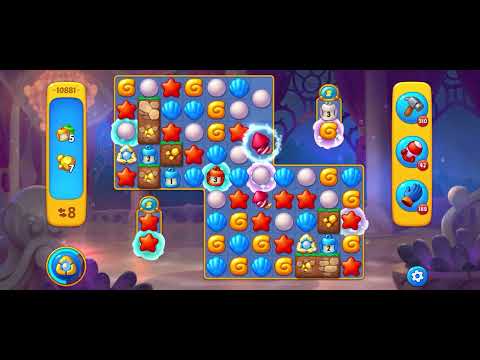 Fishdom level 10881 no boosters フィッシュダム ノーマル