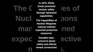 In 1972, Philip Dolan promised nuclear safety through advanced capabilities.