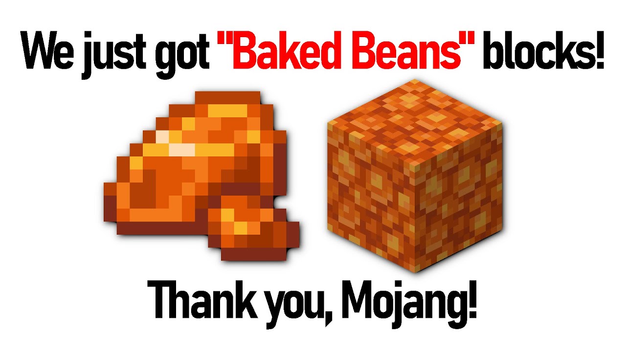 Mojang just added Bean blocks! I mean ... Resin.