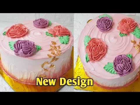 New Design🥰നിങ്ങളുടെ വോയിസ്‌ ഞാൻ ഹാപ്പി😍White Forest Cake Decorationideas /cakerecipe Rushaasrecipes