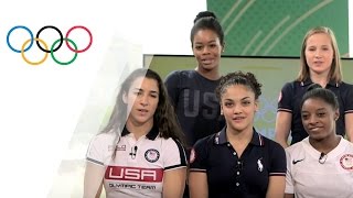 How well do USA's golden gymnasts know each other?