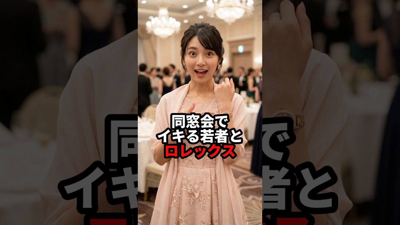 同窓会でイキる若者とロレックス #おもしろ #ジョーク #スカッと