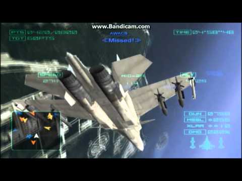 Ace Combat 4 Hard Playthrough Mission 8 Shattered Skies