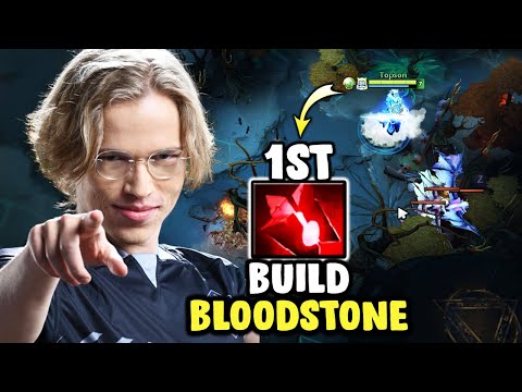 Topson has always surprised on his ITEM BUILDS - ZEUS 1st build BLOODSTONE DOTA 2