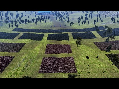 Uruk Lay Siege To The Castle | 54,000 Units | Ultimate Epic Battle Simulator | UEBS