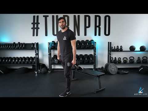 Bulgarian Split Squat with Dumbbells