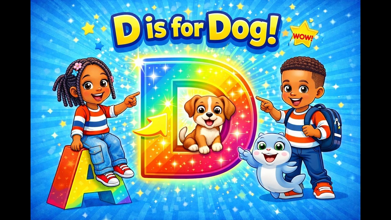 Learn Letter D | ABC for Kids | Preschool Learning with Tiny Casey