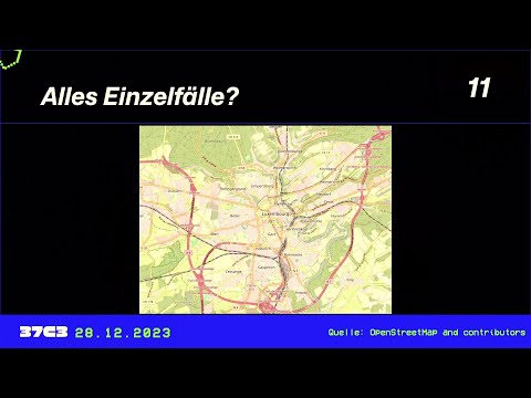 37C3 -  Von Zebrastreifen, offenen Daten und verschlossenen Verwaltungen
