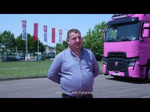 Goran, owner of the pink truck