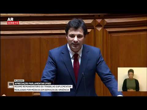 09-12-2022 – Debate Parlamentar | Regime remuneratório do trabalho suplementar | Ricardo Mestre