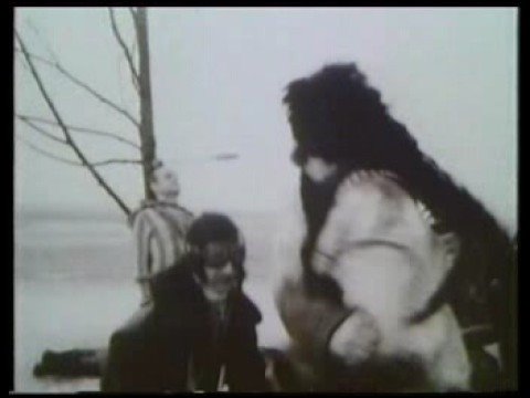 Переход товарища Чкалова через северный полюс