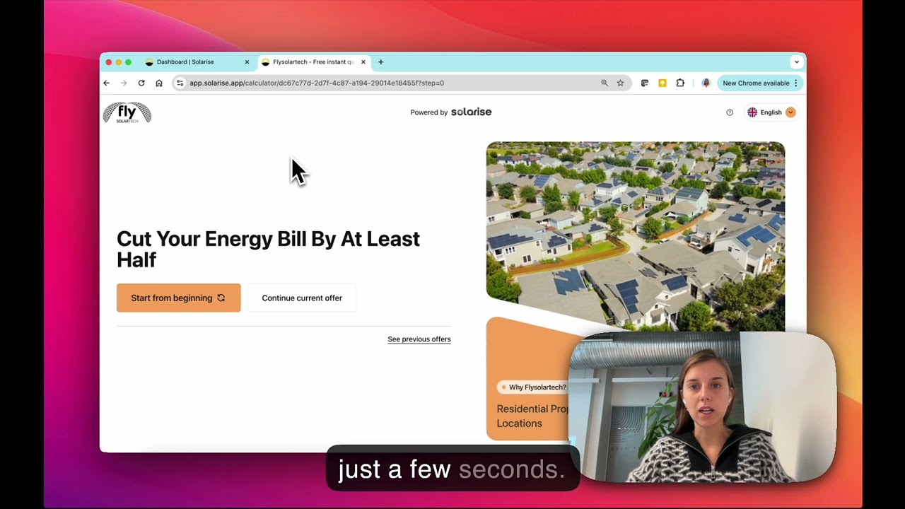Solarise Demo: AI Solar Proposal Software & Sales Automation for Installers (2026)