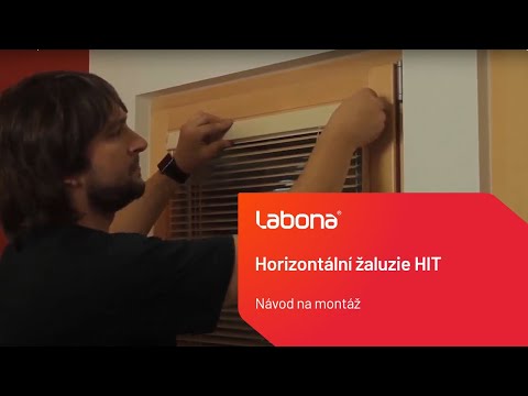 Návod na montáž horizontální žaluzie HIT