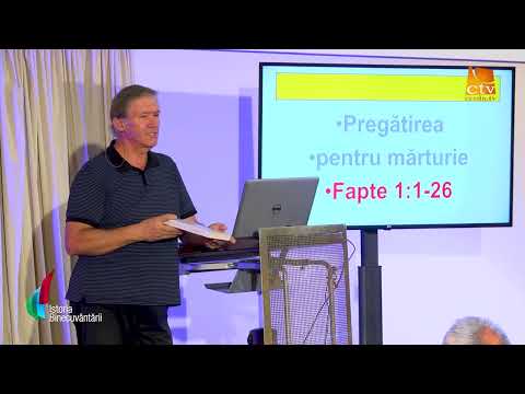 Sesiunea 1 - Fapte 1:1-8 - Primirea Duhului și botezul cu Duhul Sfânt