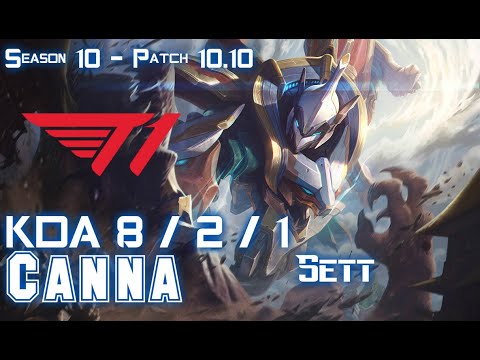 T1 Canna SETT vs AATROX Top - Patch 10.10 KR Ranked