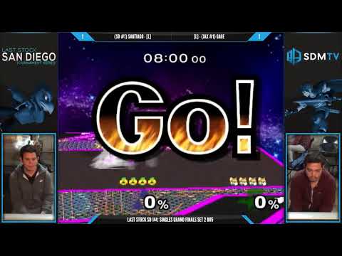 LSSD 144 - Santiago (Falco/Shiek) vs. Gage (Marth/Fox/Falco) - Grand Finals Set 2 - Smash Melee