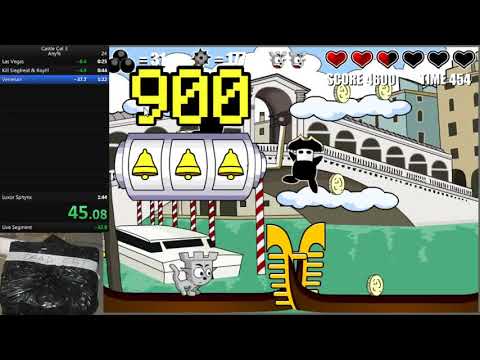 Castle Cat 3 Any% Speedrun (0:01:44.48) [OLD WR]