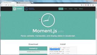 Библиотека moment.js. Работа с форматами. Урок 1