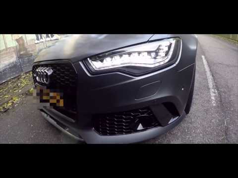 Audi RS6 Akrapovic vs Stock exhaust - Chip Performance