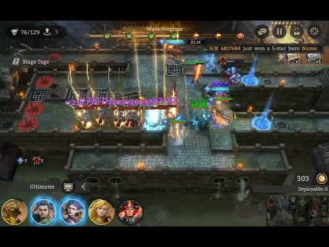 Malrick Trials | Level 4 yellow | rockfall + smasher guard Pos. 1 | Watcher of realms