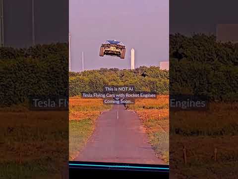 This is NOT AI - Tesla Flying Cars with Rocker Engine Coming Soon