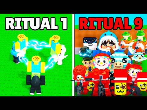 FIZ TODOS OS RITUAIS SECRETOS DO ROUBE UM BRAINROT!