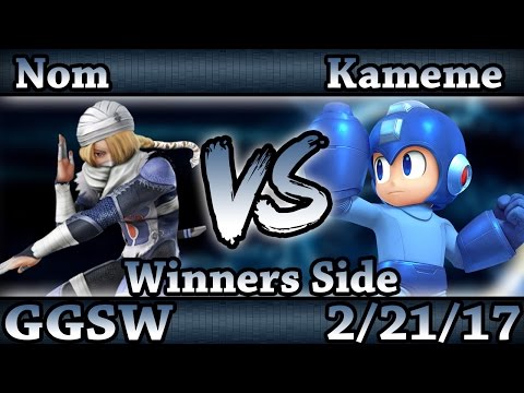 GGSW 21 - Nom (Sheik) Vs. Kameme (MegaMan) Smash Wii U Winners Side - Smash 4