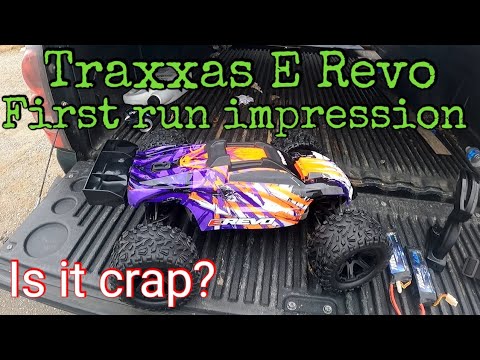 Traxxas ERevo 2.0 first run and first impressions