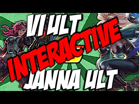 [INTERACTIVE] Janna Ult vs Vi Ult - Monsoon vs Assault and Battery by LoL Clash & Combo #lolclash
