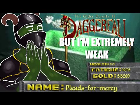 I Beat Daggerfall Using The WORST Possible Build