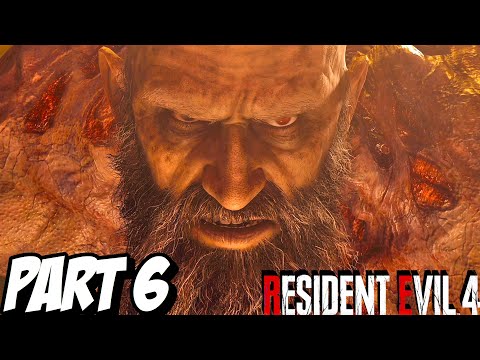 RESIDENT EVIL 4 REMAKE Walkthrough Gameplay Part 6 Hardcore Difficulty - Chapter 6