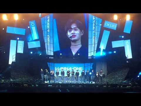 180114 Wanna One fm macau - talking of the end ( from sungwoon)