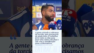 JOÃO MARCELO PROJETA CRUZEIRO X SÃO PAULO E FAZ PEDIDO À TORCIDA