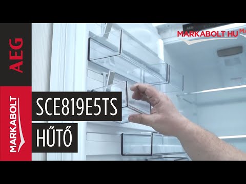 Šaldytuvas AEG SCE819E5TS video