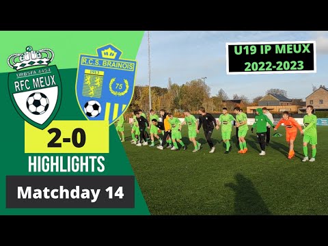 Matchday 14 - Highlights - RFC Meux vs R.C.S. Brainois - U19 IP - Football ACFF