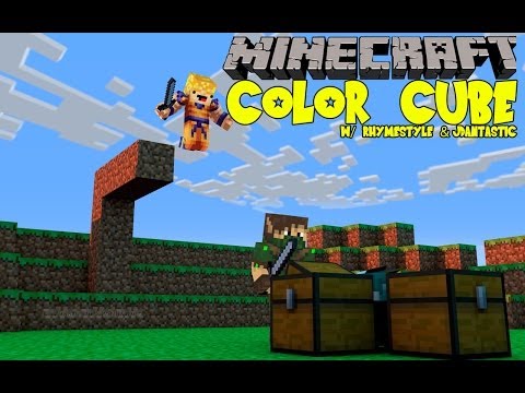 Minecraft 1.8 Snapshot 14w25b w/ Rhymestyle & jdantastic: COLOR CUBE EXTREME RACING MINI GAME!