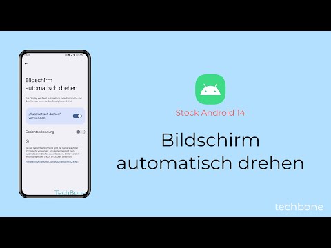 Bildschirm automatisch drehen [Android 14]