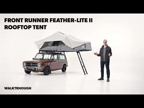 Front Runner Dometic Feather-Lite II Rooftop Tent | Walkthrough with David Steca